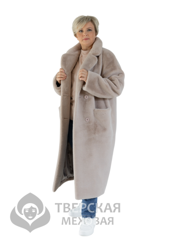 Пальто из эко рекса "Нежность2"